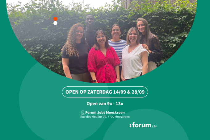 Banner zaterdagopening Moeskroen